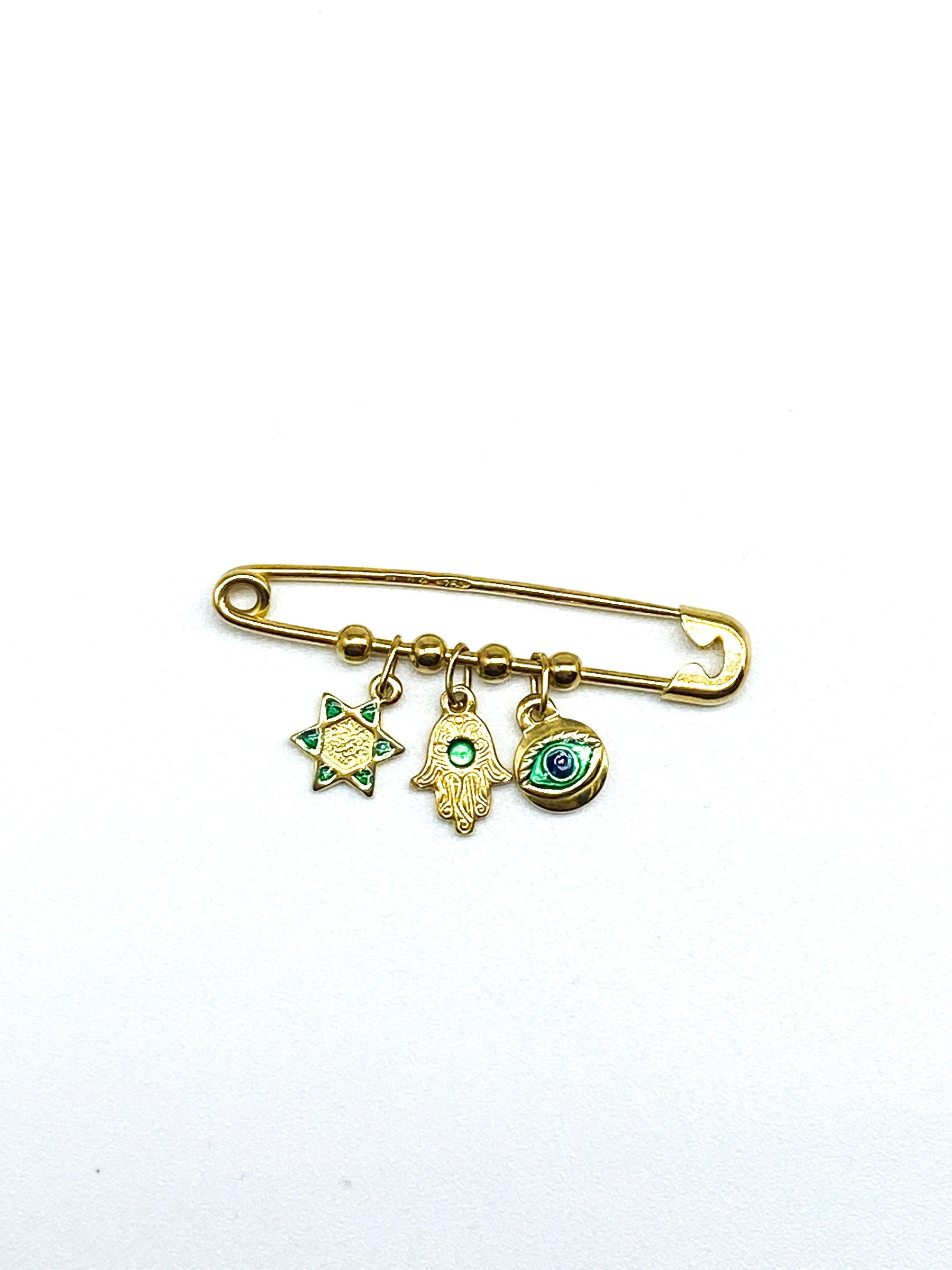Emerald Green Diamond Pendants