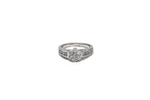 .42 point and .61 point Round Brilliant Cut Diamond Ring